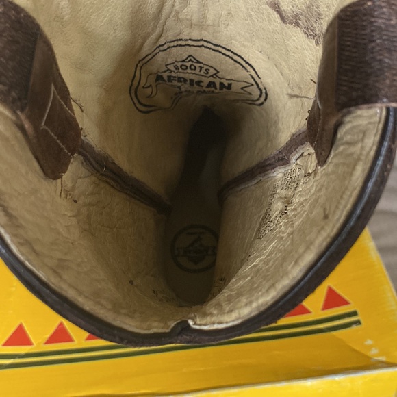 New pointed toe beautiful Cowboy boots women size 9.5 9 8.5 brown Western - Picture 11 of 13